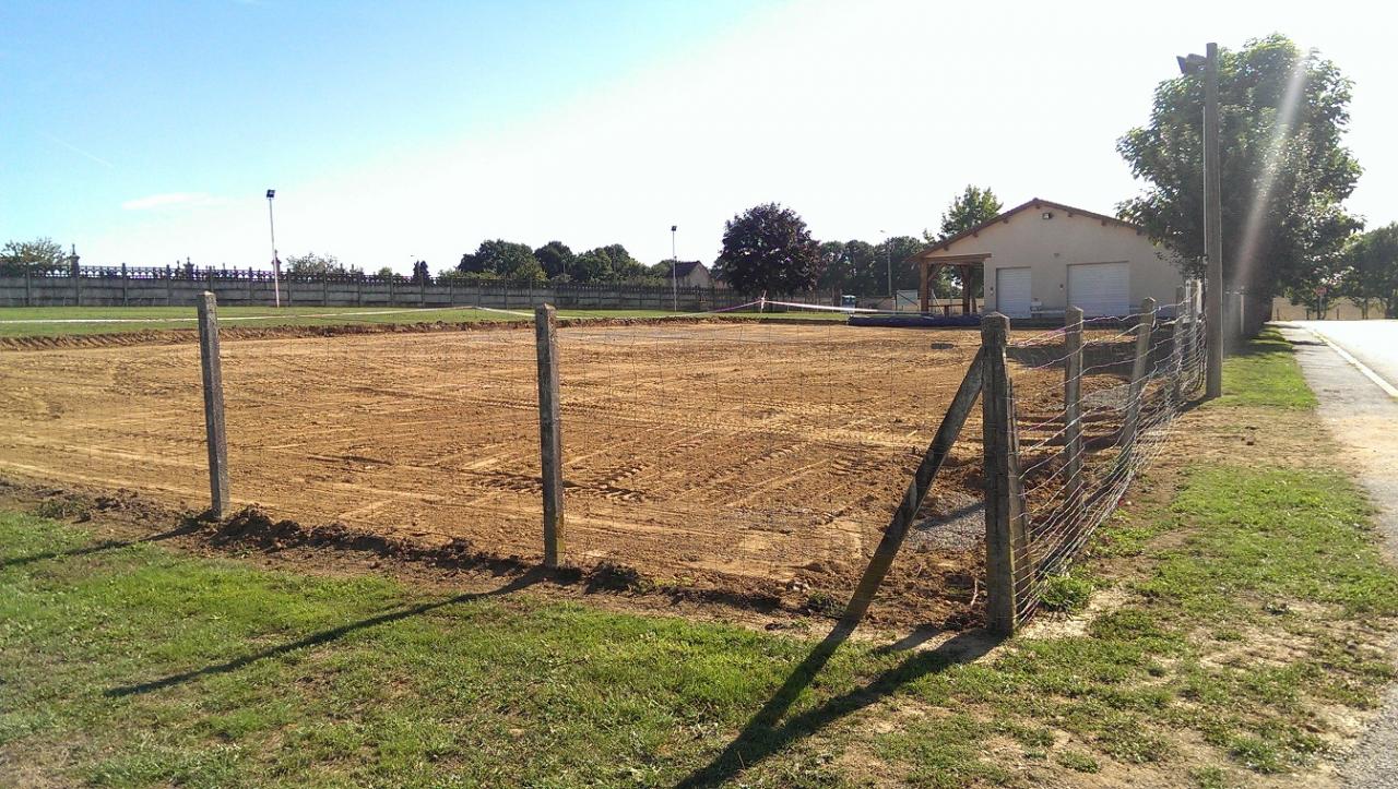 Travaux Terrain stabilisé